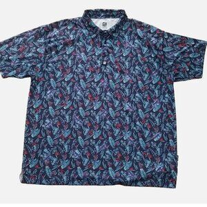 Greater Half Shirt Mens 4XL Cinco De Mayo Performance Golf Stretch Henley